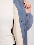 MAZINE Loose fit light parka slate blue women