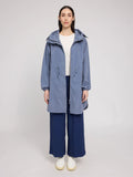MAZINE Loose fit light parka slate blue women