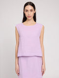 MAZINE Linen top bright lavender women