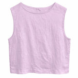 MAZINE Linen top bright lavender women