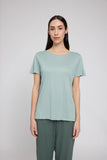 MAZINE Basic t-shirt pale aqua women
