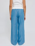 MAZINE Drawstring pants dark blue wash women