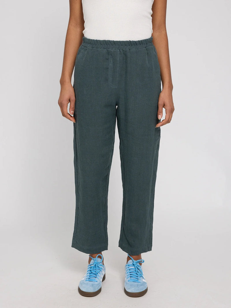 MAZINE Straight leg linen pants bottle women