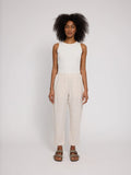 MAZINE Straight leg linen pants moon women