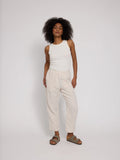 MAZINE Straight leg linen pants moon women