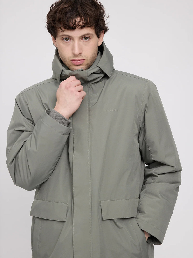 MAZINE Padded parka light bottle men