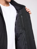 MAZINE Light padded coat black men
