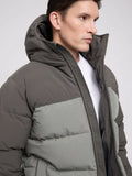 MAZINE Block puffer jacket beluga light bottle men