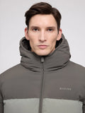 MAZINE Block puffer jacket beluga light bottle men
