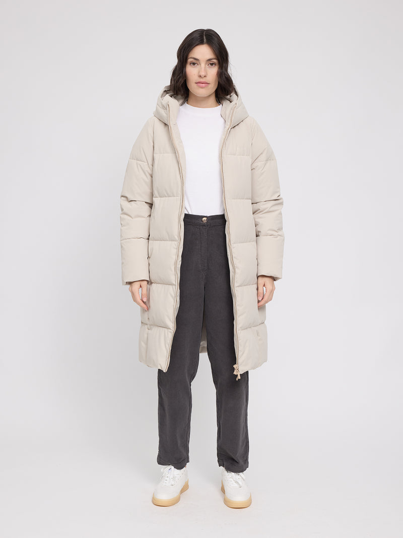 MAZINE Basic puffer coat feather gray women