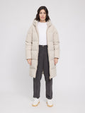 MAZINE Basic puffer coat feather gray women