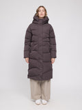 MAZINE Waves quilt puffer coat eggplant women
