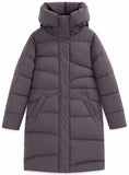 MAZINE Waves quilt puffer coat eggplant women