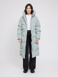 MAZINE Waves quilt puffer coat ice green women