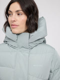 MAZINE Waves quilt puffer coat ice green women