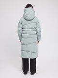 MAZINE Waves quilt puffer coat ice green women