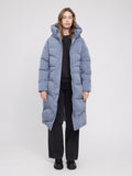 MAZINE Waves quilt puffer coat slate blue women