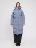 MAZINE Waves quilt puffer coat slate blue women