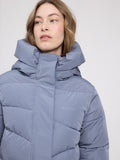MAZINE Waves quilt puffer coat slate blue women