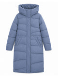 MAZINE Waves quilt puffer coat slate blue women