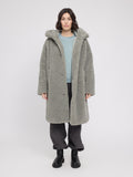 MAZINE Faux fur coat eucalyptus women