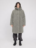 MAZINE Faux fur coat eucalyptus women
