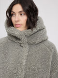 MAZINE Faux fur coat eucalyptus women