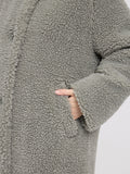 MAZINE Faux fur coat eucalyptus women