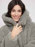 MAZINE Faux fur coat eucalyptus women