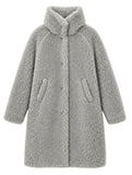 MAZINE Faux fur coat eucalyptus women