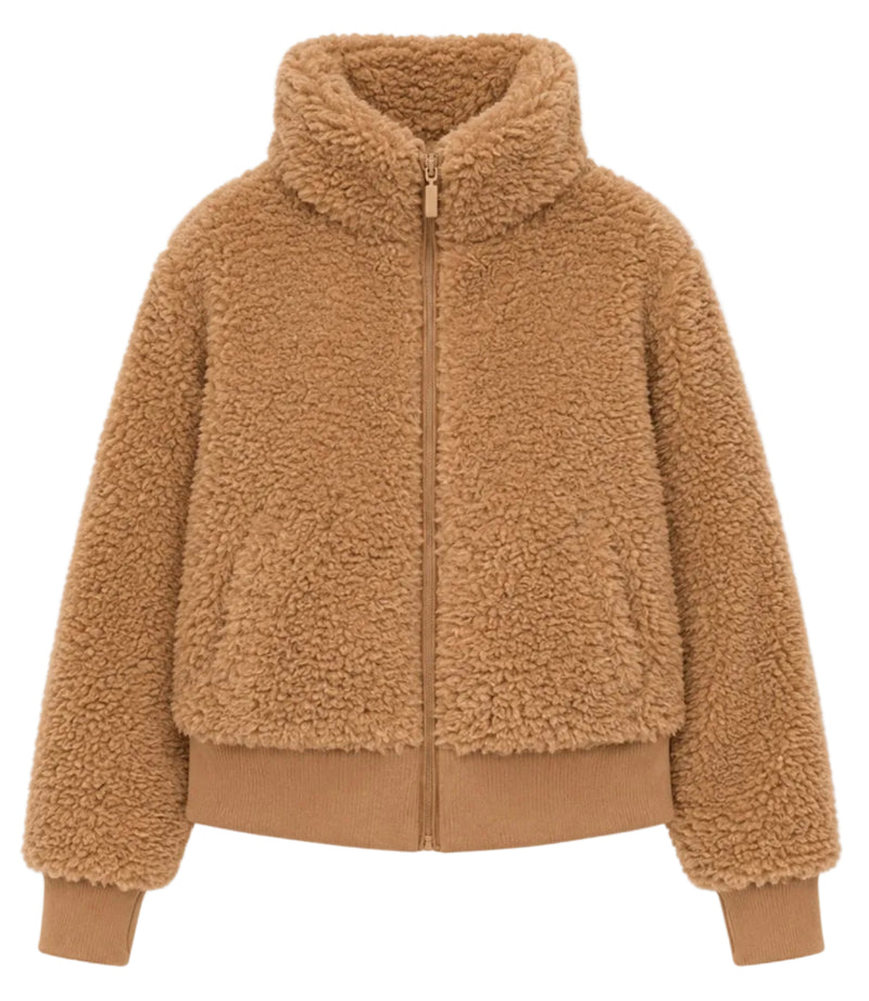 MAZINE Faux fur blouson fawn women