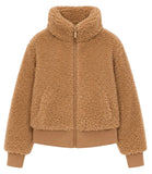 MAZINE Faux fur blouson fawn women