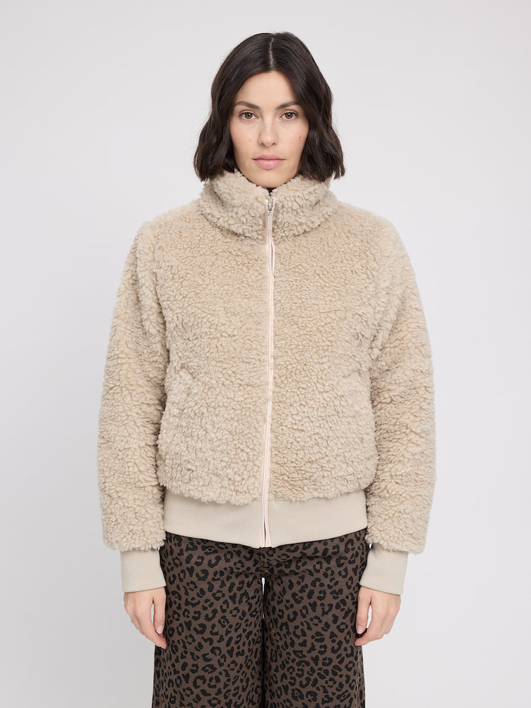 MAZINE Faux fur blouson natural women
