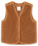 MAZINE Faux fur vest fawn women