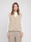 MAZINE Faux fur vest natural women