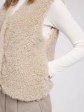MAZINE Faux fur vest natural women