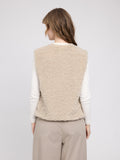 MAZINE Faux fur vest natural women