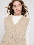 MAZINE Faux fur vest natural women