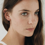 BRASSCAKE Half circle studs earrings