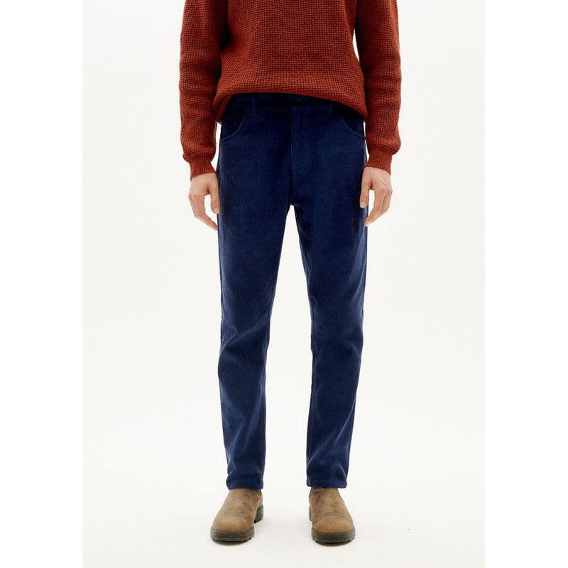 THINKING MU Corduroy 5 pockets pants navy men