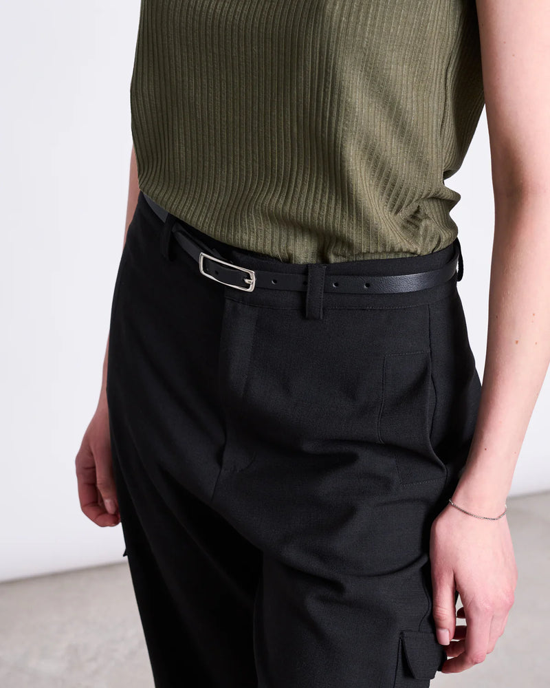 JAN 'N JUNE Nyby belt black silver women