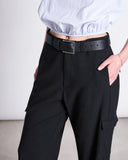 JAN 'N JUNE Filso belt black silver women