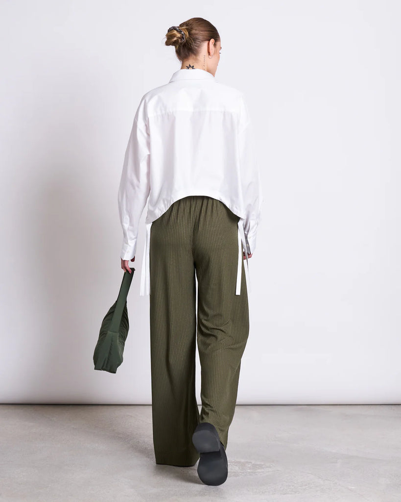 JAN 'N JUNE Smilla trousers dark olive women