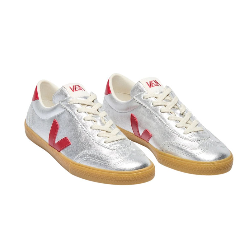 VEJA Volley leather silver pepper women