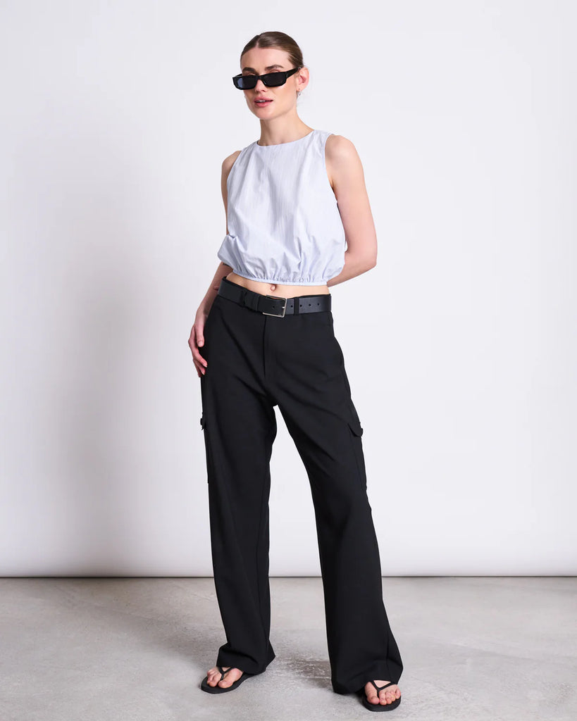 JAN 'N JUNE Filso belt black silver women
