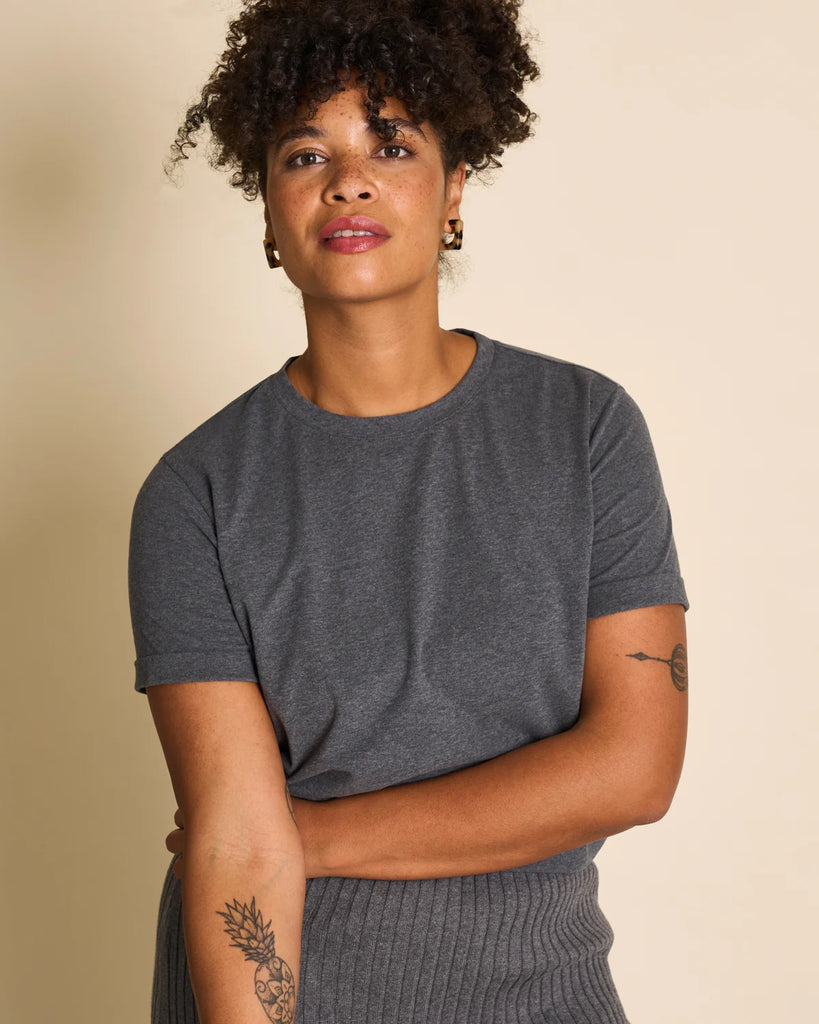 JAN 'N JUNE Boy t-shirt dark grey women