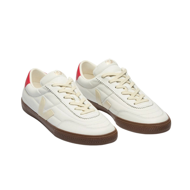 VEJA Panenka leather white pierre pekin bark women