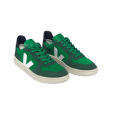 VEJA V-10 suede emeraude pierre black women