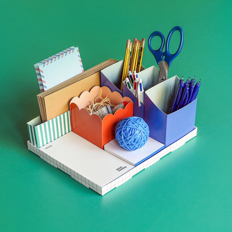 REDOPAPERS Modular desk organizer