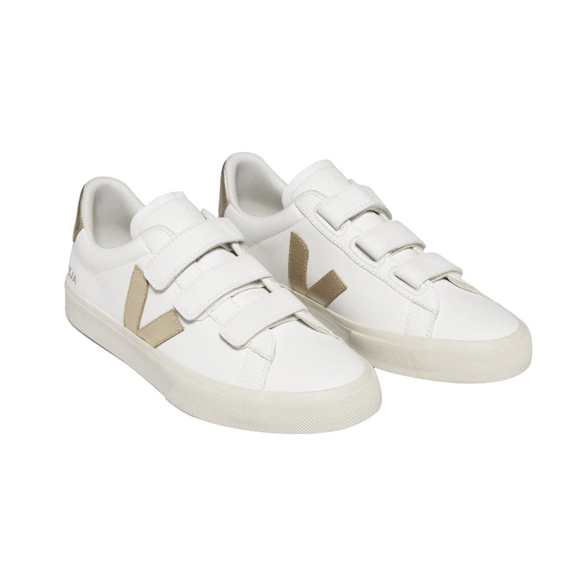 VEJA Recife chromefree leather extra white platine women
